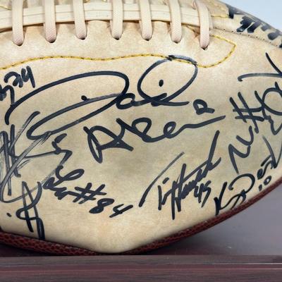 LOT 99A: Philadelphia Eagles Signed Commemorative Ball - Donovan McNabb, David Akers, Koy Detmer, Sean Landeta and More