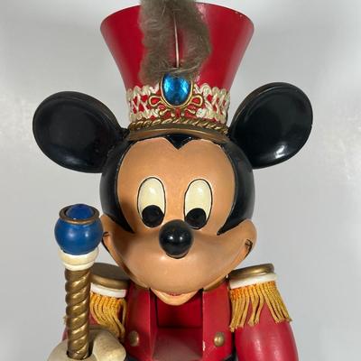 LOT 100A: Three Kurt Adler - Disney Mickey Mouse Nutcrackers