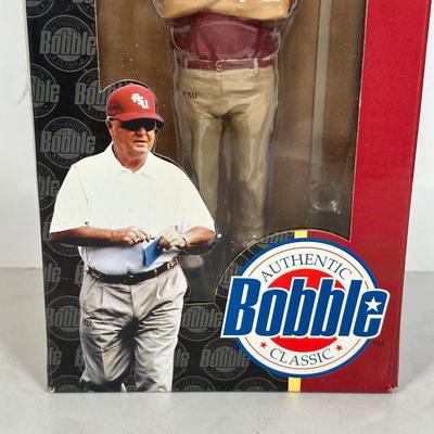 LOT 102A: Bobby Bowden Bobblehead and Signed Hat