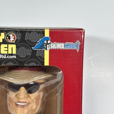 LOT 102A: Bobby Bowden Bobblehead and Signed Hat
