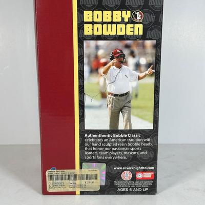 LOT 102A: Bobby Bowden Bobblehead and Signed Hat