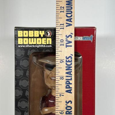 LOT 102A: Bobby Bowden Bobblehead and Signed Hat