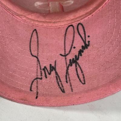 LOT 103A: Greg Luzinkski Signed Hat, Ticket, Picture & More