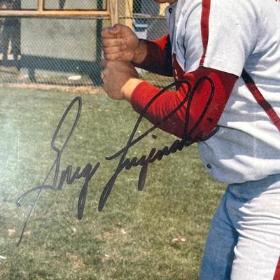 LOT 103A: Greg Luzinkski Signed Hat, Ticket, Picture & More