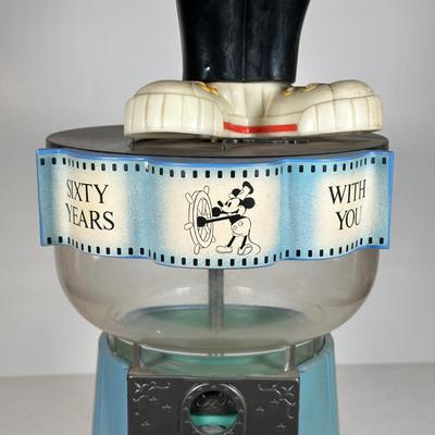 LOT 105A: Vintage 60th Anniversary Disney Mickey Mouse Gumball Machine