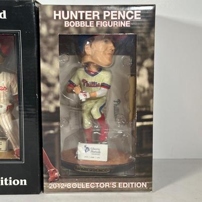 LOT 108A: New In Box Phillies Bobble Heads - Ryan Howard, Chase Utley, Carlos Ruiz & More