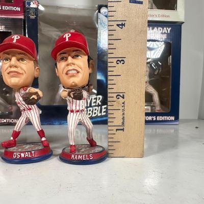 LOT 110A: Philadelphia Phillies Pitchers Bobbleheads NIB & More