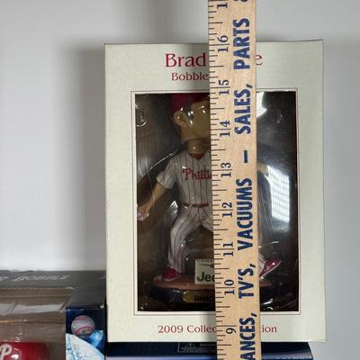 LOT 110A: Philadelphia Phillies Pitchers Bobbleheads NIB & More