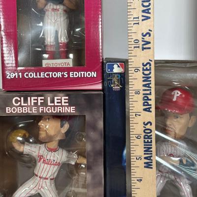LOT 110A: Philadelphia Phillies Pitchers Bobbleheads NIB & More