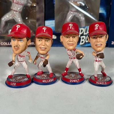 LOT 110A: Philadelphia Phillies Pitchers Bobbleheads NIB & More