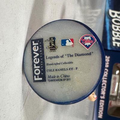 LOT 110A: Philadelphia Phillies Pitchers Bobbleheads NIB & More
