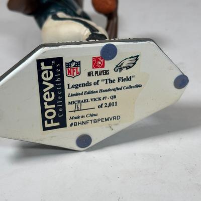 LOT 111A: Michael Vick Legends Of The Field Bobble Head & Extreme Athletes Action Figure