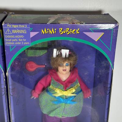 LOT 112A: Vintage Drew Carey & Mimi Bobeck Dolls NIB & Signed Photo