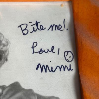 LOT 112A: Vintage Drew Carey & Mimi Bobeck Dolls NIB & Signed Photo