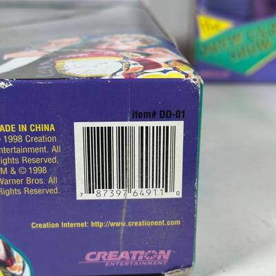 LOT 112A: Vintage Drew Carey & Mimi Bobeck Dolls NIB & Signed Photo