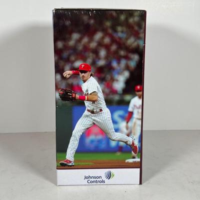LOT 113A: Trea Turner, Bryce Harper, Bryson Stott Bobble Head Figures NIB
