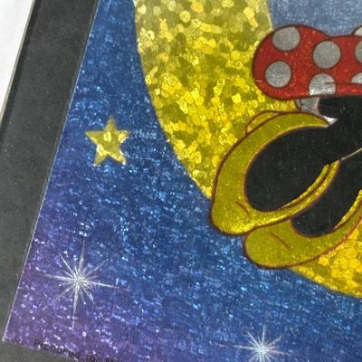 LOT 116A: Two Framed Disney Foil Artworks