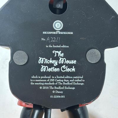 LOT 117A: The Bradford Exchange The Mickey Mouse Motion Clock