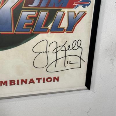 LOT 178A: Jim Kelly Signed Poster