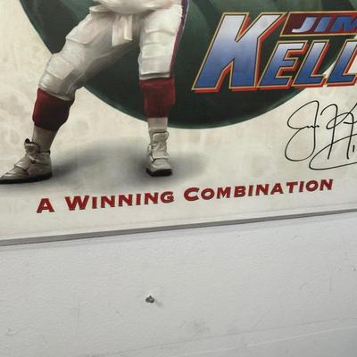 LOT 178A: Jim Kelly Signed Poster