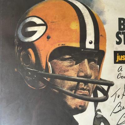 LOT 179A: Bart Starr Signed Poster