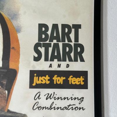 LOT 179A: Bart Starr Signed Poster
