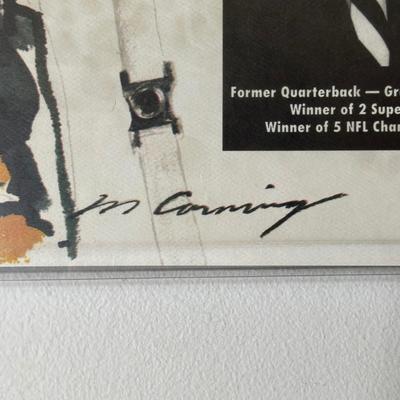 LOT 179A: Bart Starr Signed Poster