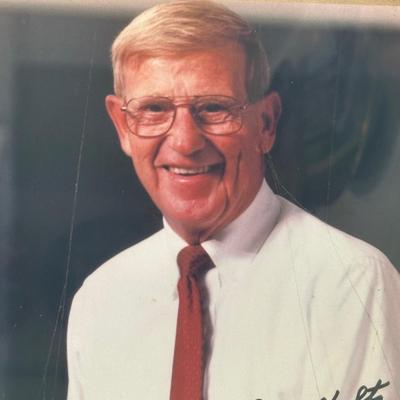 LOT 180A: Lou Holtz Signed Photographs