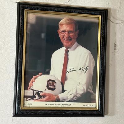LOT 180A: Lou Holtz Signed Photographs