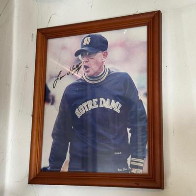 LOT 180A: Lou Holtz Signed Photographs