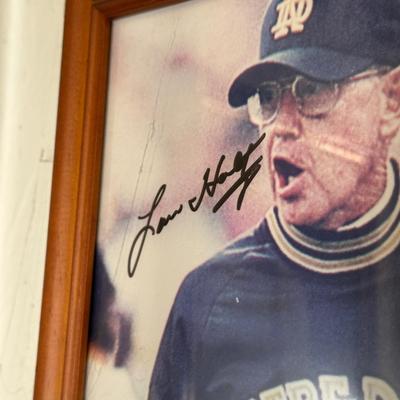 LOT 180A: Lou Holtz Signed Photographs