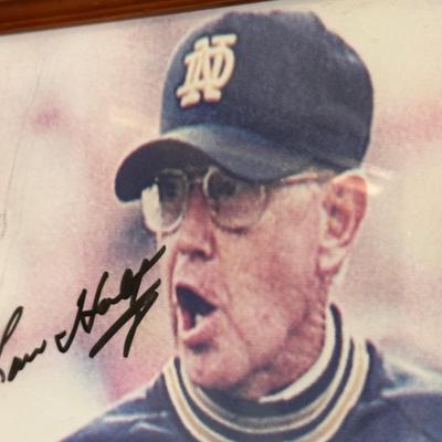 LOT 180A: Lou Holtz Signed Photographs