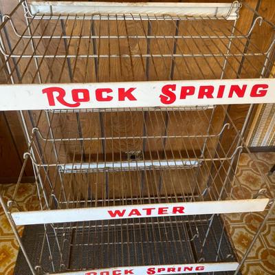 Rock Spring Water display rack