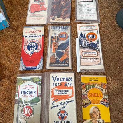 Vintage road maps 2