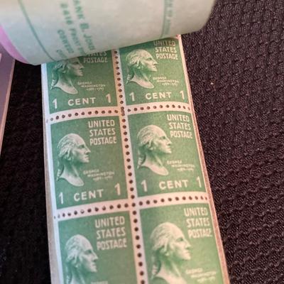 3 books of Vintage stamps