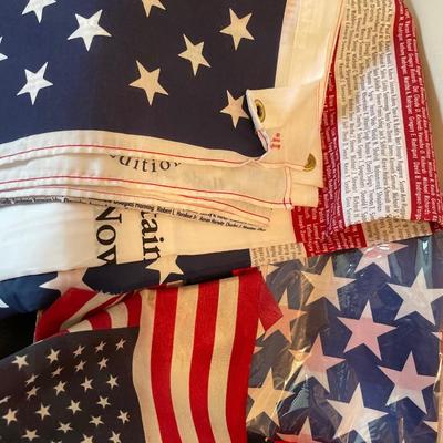 Box of US Flags