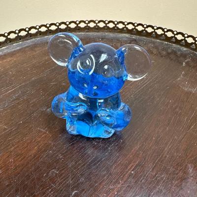 Vintage hand blown glass Mouse Koala /bear