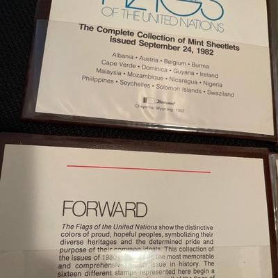 1980 & 1982 Flags of the United Nation Stamps