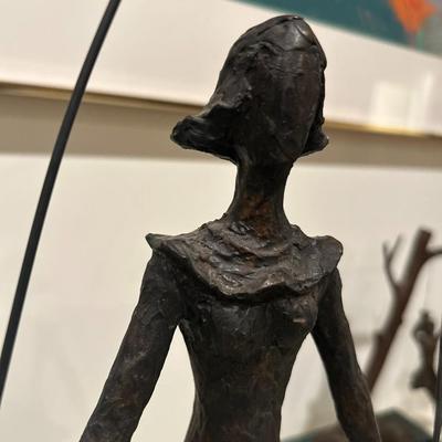 Vinardi Girl Jumping Rope Sculpture