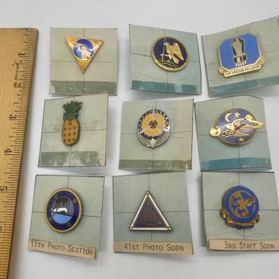 Military Squadron Pin Lot