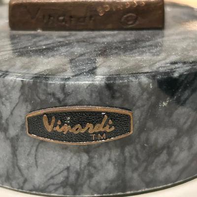 Vinardi Bronze Sculpture Girl on Balance Beam Gymnast