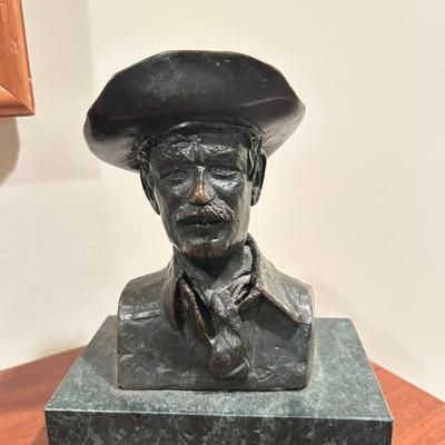 VINARDI BRONZE STATUE COWBOY