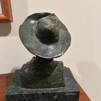 VINARDI BRONZE STATUE COWBOY