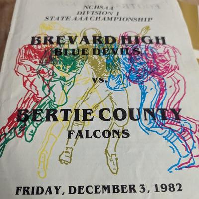 Football Sports Books & Magazines NFL Trivia 1985 Brevard High Blue Devils Photo (G)