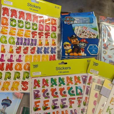 Assortment Of Stickers Spider-man Butterflies Alphabet (G)
