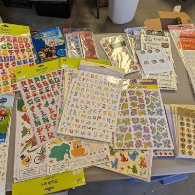 Assortment Of Stickers Spider-man Butterflies Alphabet (G)
