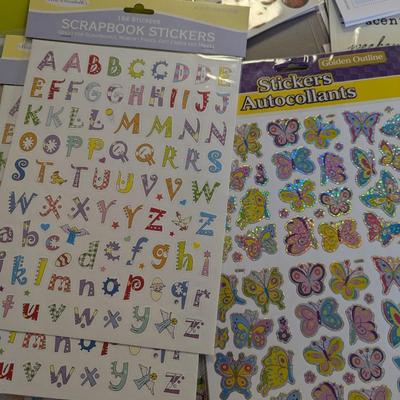 Assortment Of Stickers Spider-man Butterflies Alphabet (G)