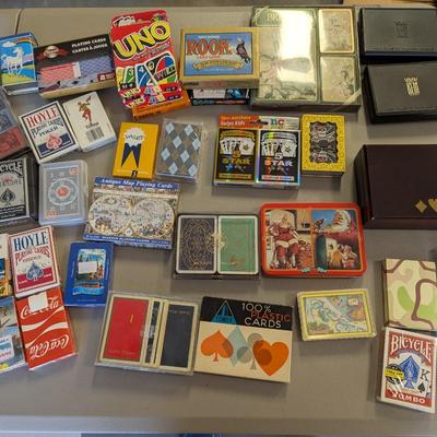 Collector Playing Cards KEM Estelle Whitney Tower "Times of Kamehameha The Great" Two Decks Playing Cards Hawaii (G)