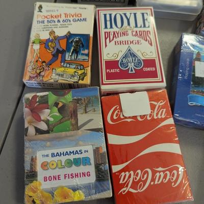 Collector Playing Cards KEM Estelle Whitney Tower "Times of Kamehameha The Great" Two Decks Playing Cards Hawaii (G)