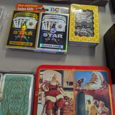 Collector Playing Cards KEM Estelle Whitney Tower "Times of Kamehameha The Great" Two Decks Playing Cards Hawaii (G)